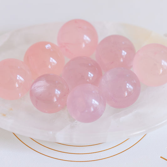 Rose Quartz Mini Sphere Intuitively Chosen