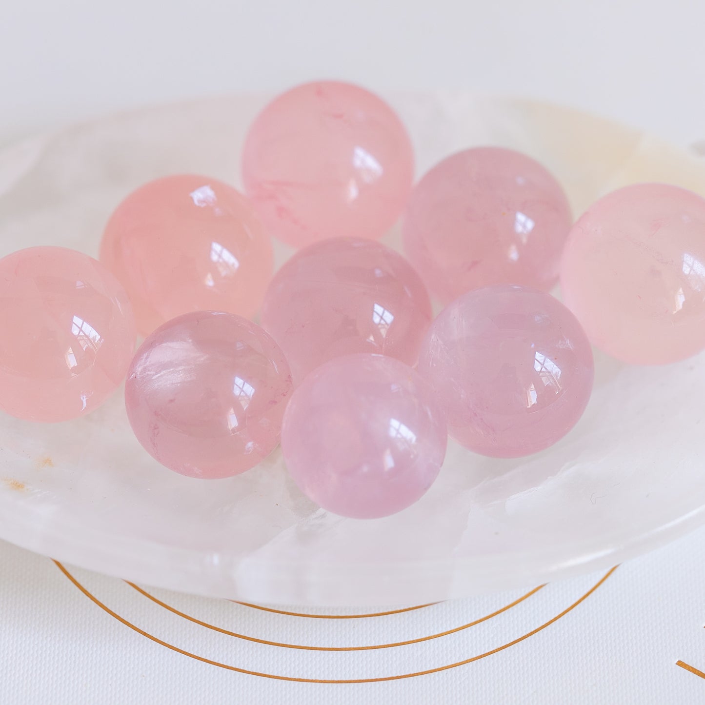 Rose Quartz Mini Sphere Intuitively Chosen