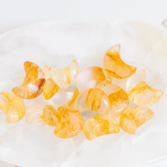 Golden Healer Quartz Mini Moon Intuitively Chosen