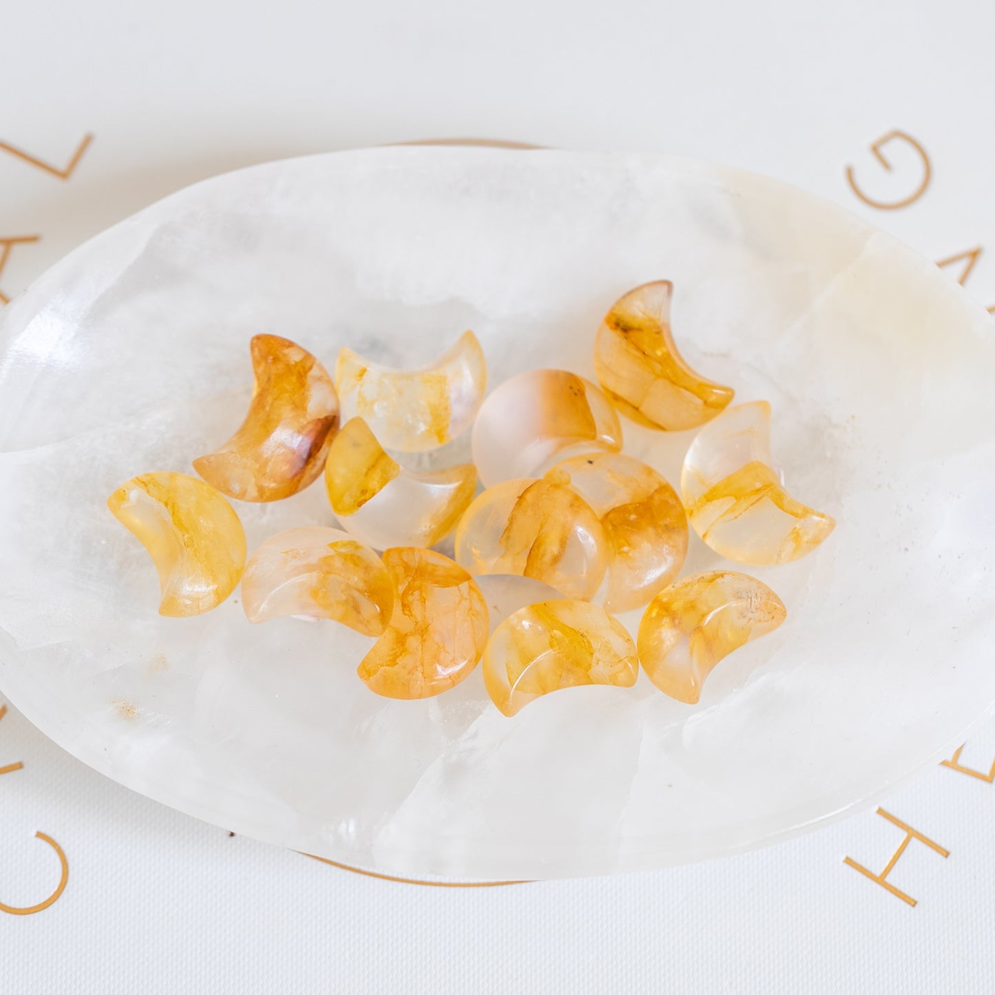 Golden Healer Quartz Mini Moon Intuitively Chosen