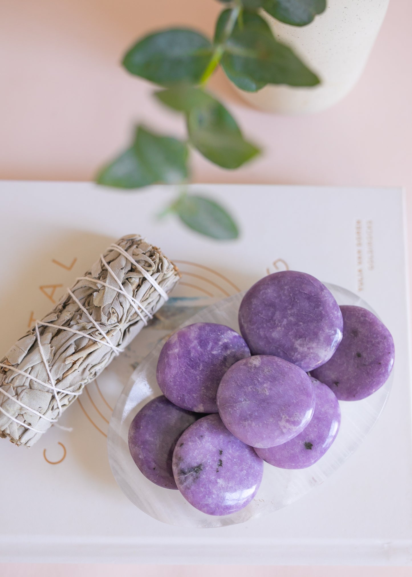 Lepidolite Palmstone