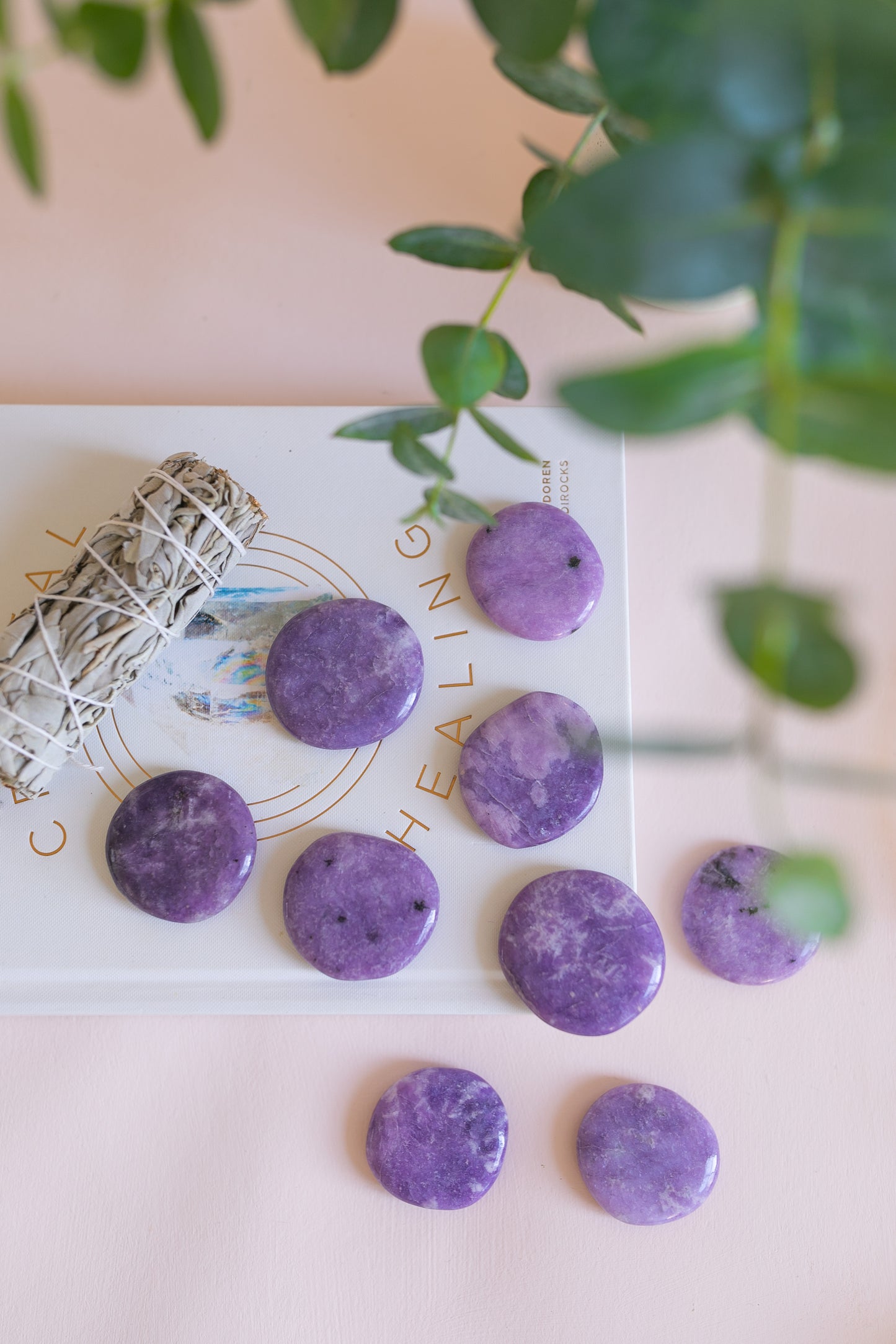 Lepidolite Palmstone