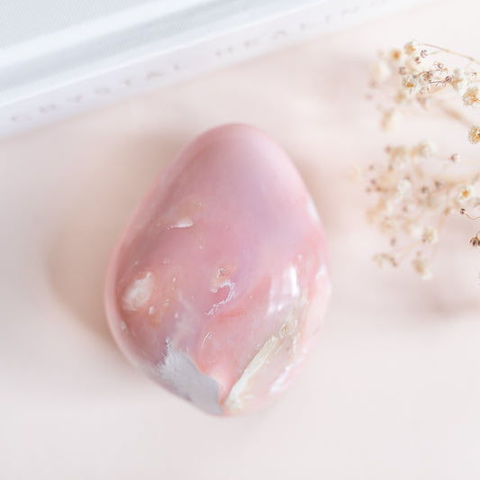 Large Peruvian Rose Pink Opal Pebble