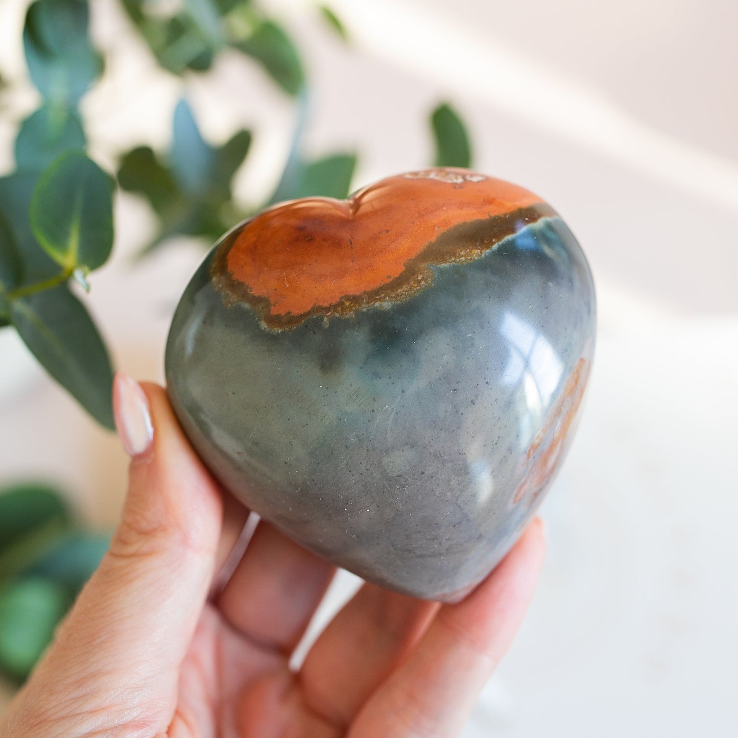 Polychrome Jasper Large Heart