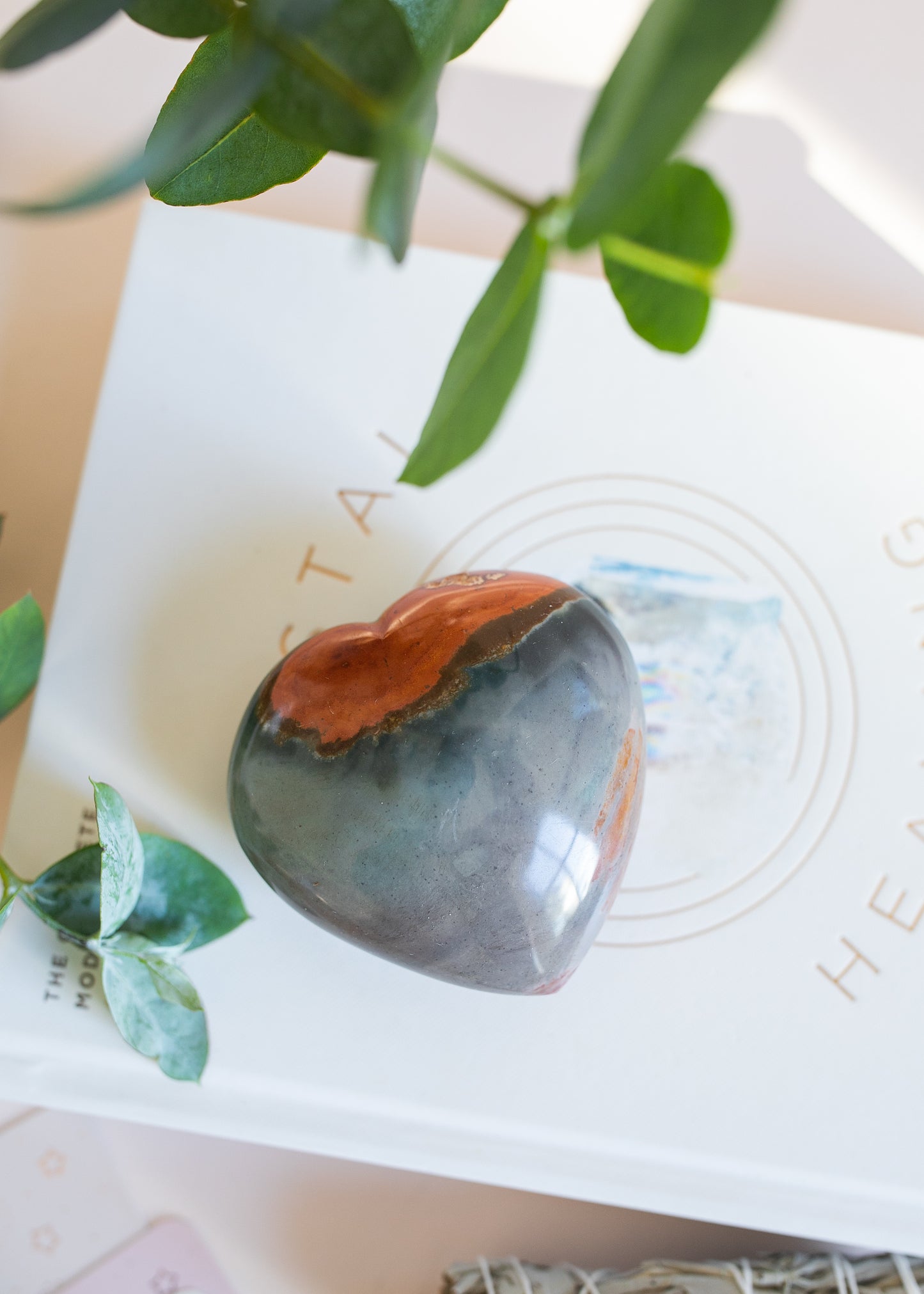 Polychrome Jasper Large Heart