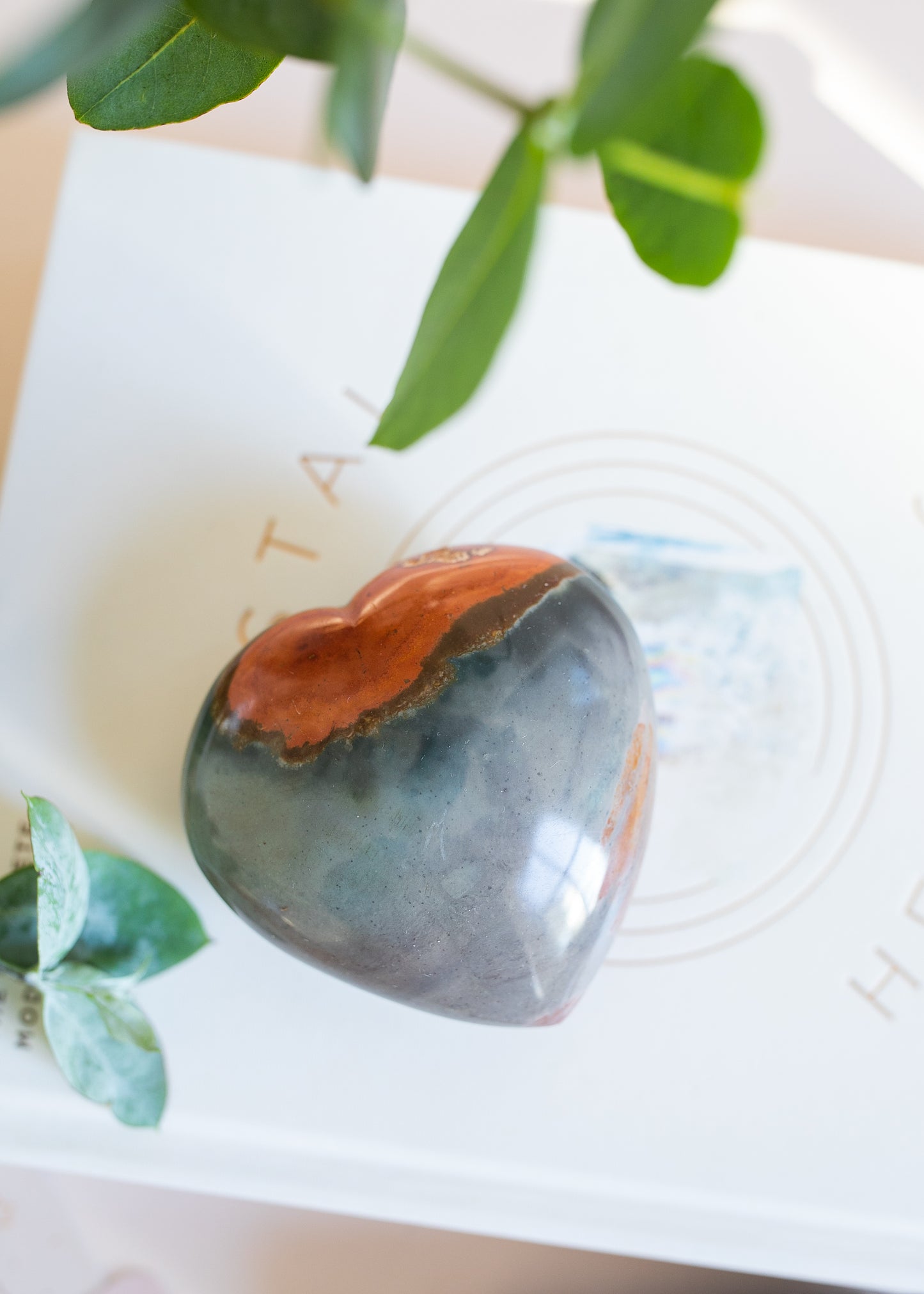 Polychrome Jasper Large Heart