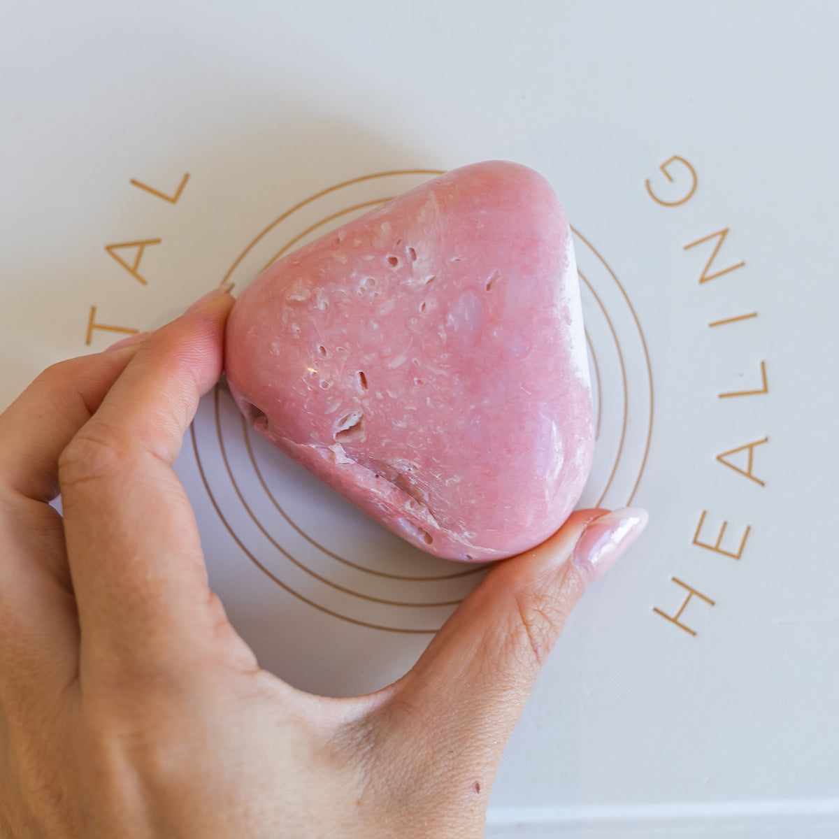 Large Pink Opal Freeform from Peru
