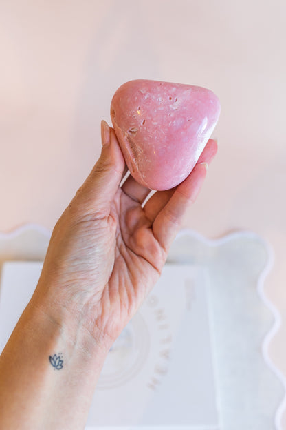 Large Pink Opal Freeform from Peru