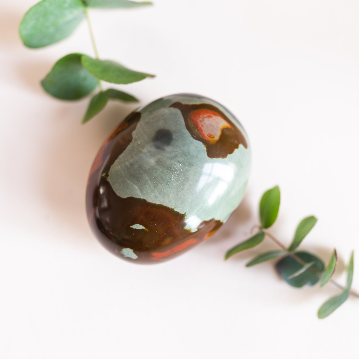 Polychrome Jasper Large Pebble Palmstones
