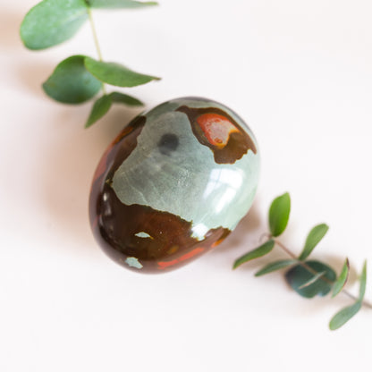 Polychrome Jasper Large Pebble Palmstones