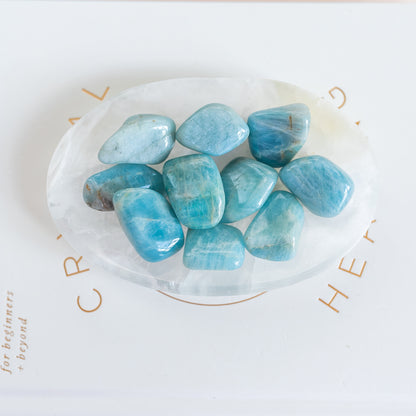 Aquamarine Large Tumblestone