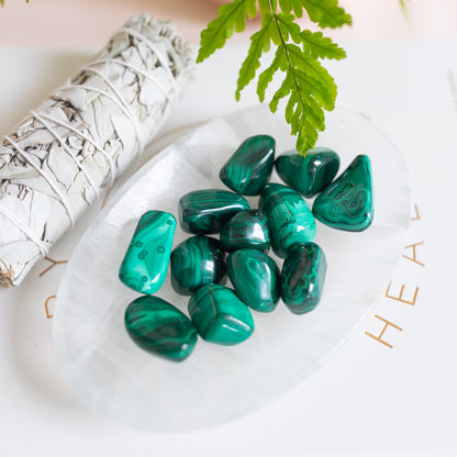 Malachite Tumblestone